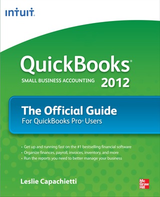 Cover image: QuickBooks 2012 The Official Guide 1st edition 9780071776219