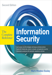 Cover image: Information Security: The Complete Reference, Second Edition 2nd edition 9780071784351