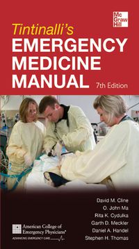 Imagen de portada: Tintinalli's Emergency Medicine Manual 7/E 7th edition 9780071781848
