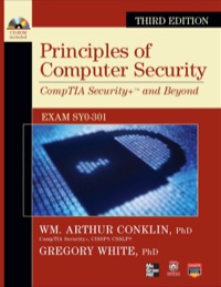Cover image: Principles of Computer Security CompTIA Security+ and Beyond (Exam SY0-301) 3rd edition 9780071786195