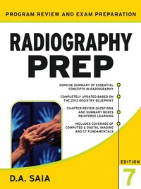 Cover image: Radiography PREP Program Review and Exam Preparation 7th edition 9780071787048