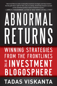 Imagen de portada: Abnormal Returns: Winning Strategies from the Frontlines of the Investment Blogosphere 1st edition 9780071787109
