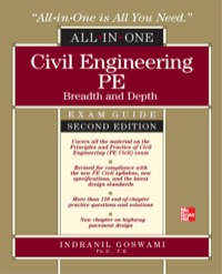 Cover image: Civil Engineering All-In-One PE Exam Guide: Breadth and Depth 2nd edition 9780071787727