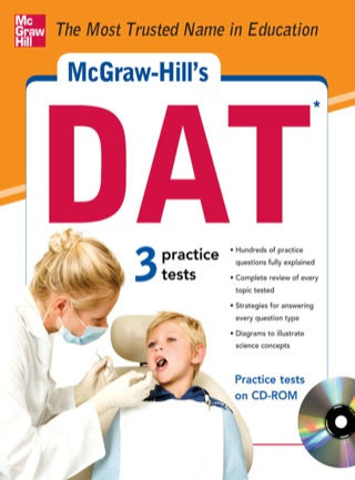 Cover image: McGraw-Hill's DAT 1st edition 9780071787970