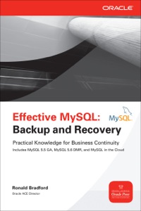 Cover image: Effective MySQL Backup and Recovery 1st edition 9780071788571