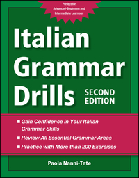 Imagen de portada: Italian Grammar Drills 2nd edition 9780071789677