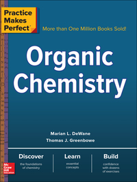 Cover image: Practice Makes Perfect Organic Chemistry 1st edition 9780071789868