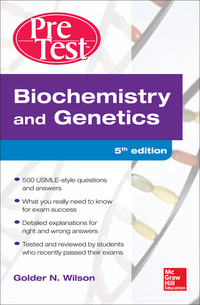 Imagen de portada: Biochemistry and Genetics Pretest Self-Assessment and Review 5/E 5th edition 9780071791441