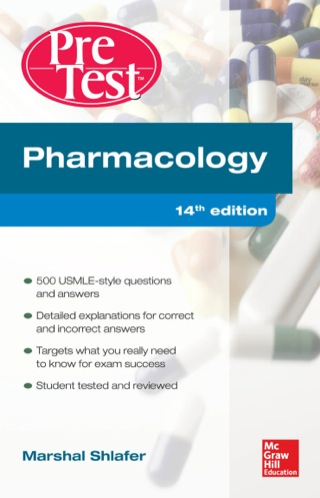 Cover image: Pharmacology PreTest Self-Assessment and Review 14/E 14th edition 9780071791465