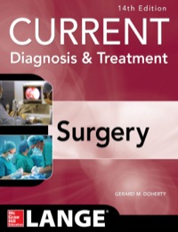Cover image: Current Diagnosis and Treatment Surgery 14/E 14th edition 9780071792110