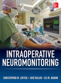 Cover image: Intraoperative Neuromonitoring 1st edition 9780071792233