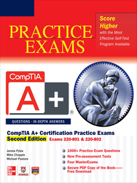 صورة الغلاف: CompTIA A+® Certification Practice Exams, Second Edition (Exams 220-801 & 220-802) 2nd edition 9780071792301