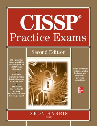 Cover image: CISSP Practice Exams 2nd edition 9780071792349