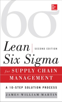 Cover image: Lean Six Sigma for Supply Chain Management 2nd edition 9780071793056