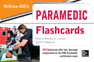 Cover image: McGraw Hill's Paramedic Flashcards 1st edition 9780071794121