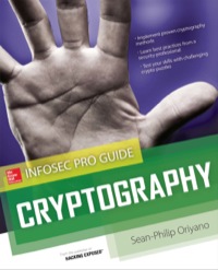 Cover image: Cryptography InfoSec Pro Guide 1st edition 9780071794251
