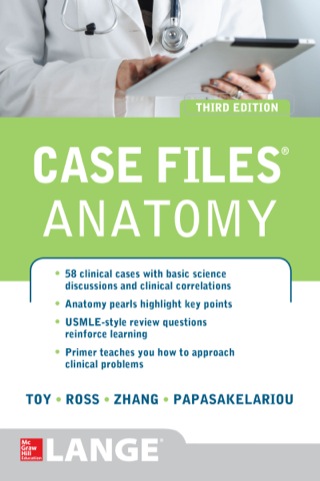 Cover image: Case Files Anatomy 3/E 3rd edition 9780071794862