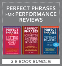 Imagen de portada: Perfect Phrases for Performance Reviews (EBOOK BUNDLE) 1st edition 9780071796286