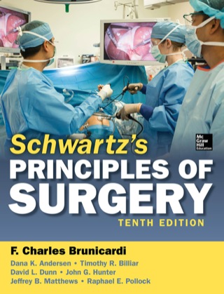 Cover image: Schwartz's Principles of Surgery 10th edition 9780071796750