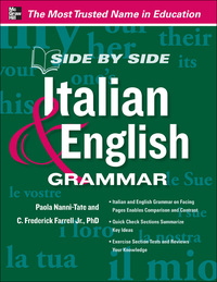 Cover image: Side by Side Italian and English Grammar 1st edition 9780071797337