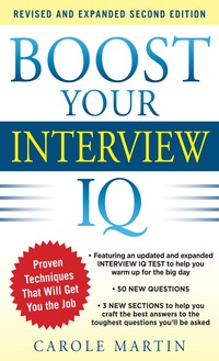 表紙画像: Boost Your Interview IQ 2/E 2nd edition 9780071797467