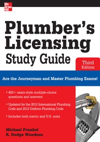 Imagen de portada: Plumber's Licensing Study Guide, Third Edition 3rd edition 9780071798075