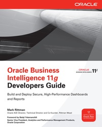 Cover image: Oracle Business Intelligence 11g Developers Guide 1st edition 9780071798747