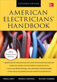 Imagen de portada: American Electricians' Handbook 16th edition 9780071798808