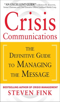 Imagen de portada: Crisis Communication (PB) 1st edition 9780071799218