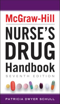 Cover image: McGraw-Hill Nurses Drug Handbook 7th edition 9780071799423