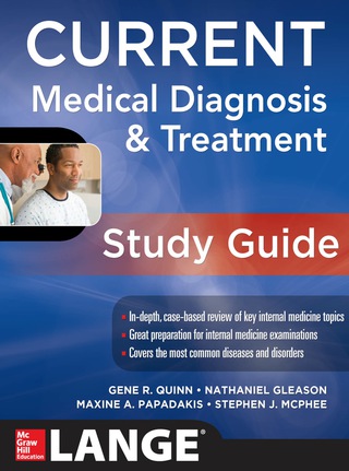Cover image: CURRENT Medical Diagnosis and Treatment Study Guide 1st edition 9780071799775