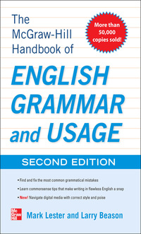 Cover image: McGraw-Hill Handbook of English Grammar and Usage 2nd edition 9780071799904