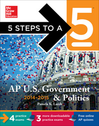 Imagen de portada: 5 Steps to a 5 AP US Government and Politics, 2014-2015 Edition 5th edition 9780071803069