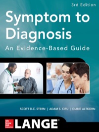 Cover image: Symptom to Diagnosis An Evidence Based Guide 3rd edition 9780071803441