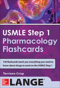 Imagen de portada: USMLE Pharmacology Review Flash Cards 1st edition 9780071799638