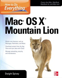 Cover image: How to Do Everything Mac OS X Mountain Lion 4th edition 9780071804400