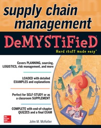 Imagen de portada: Supply Chain Management Demystified 1st edition 9780071805124