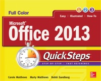 Cover image: Microsoft® Office 2013 QuickSteps 3rd edition 9780071805872