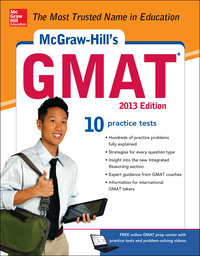 Cover image: McGraw-Hill's GMAT 2013 Edition 6th edition 9780071766975