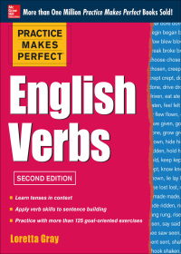 表紙画像: Practice Makes Perfect English Verbs 2/E 2nd edition 9780071807357