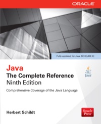 Cover image: Java: The Complete Reference 9th edition 9780071808552