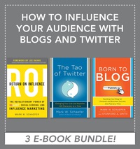 Imagen de portada: How to Influence Your Audience with Blogs and Twitter EBOOK BUNDLE 1st edition 9780071808637