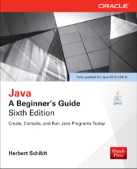 Cover image: Java: A Beginner's Guide 6th edition 9780071809252