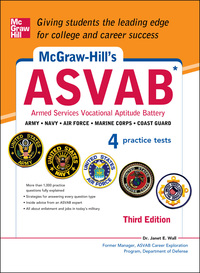 Imagen de portada: McGraw-Hill's ASVAB, 3rd Edition 3rd edition 9780071809245