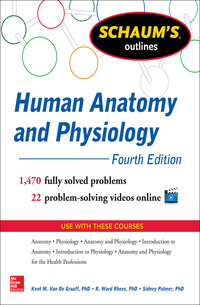 صورة الغلاف: Schaum's Outline of Human Anatomy and Physiology 4th edition 9780071810791