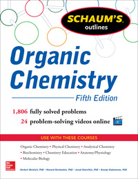 表紙画像: Schaums Outline of Organic Chemistry 5/E (ENHANCED EBOOK) 5th edition 9780071811118