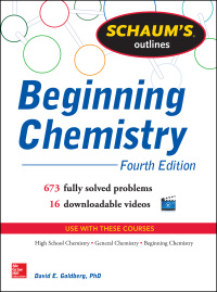 صورة الغلاف: Schaum's Outline of Beginning Chemistry (EBOOK) 4th edition 9780071811347