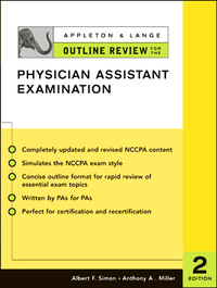 Cover image: Appleton & Lange Outline Review for the Physician Assistant Examination, Second Edition 2nd edition 9780071402897