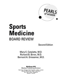 Omslagafbeelding: Sports Medicine Board Review 2nd edition 9780071464529