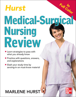 Cover image: Hurst Reviews Medical-Surgical Nursing Review 1st edition 9780071597524